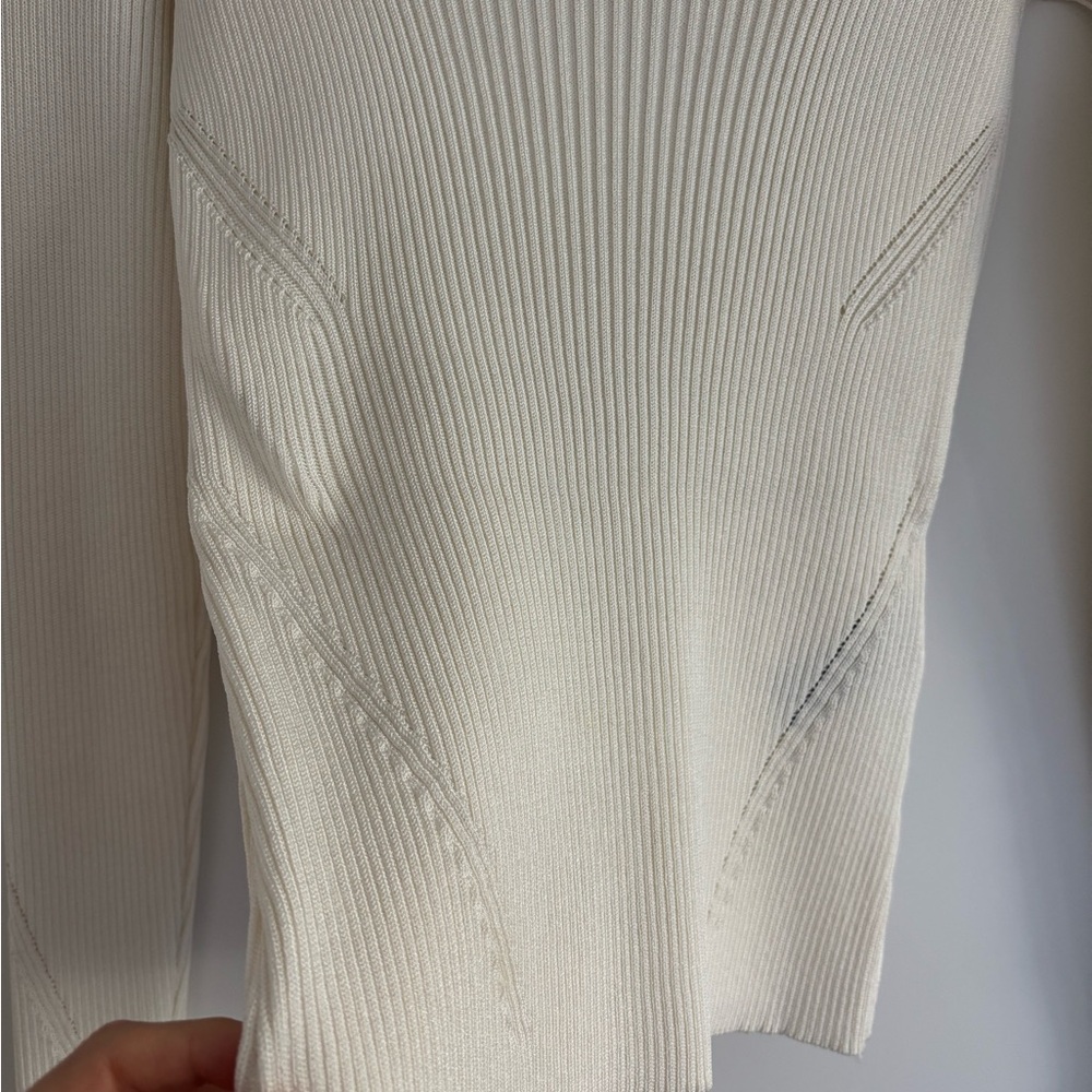 Anna October Cream Ribbed Sweater - Picture 2 of 4